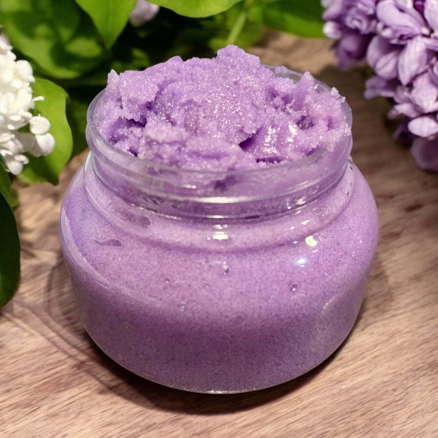 Emulsified Sugar Scrub: Lilac
