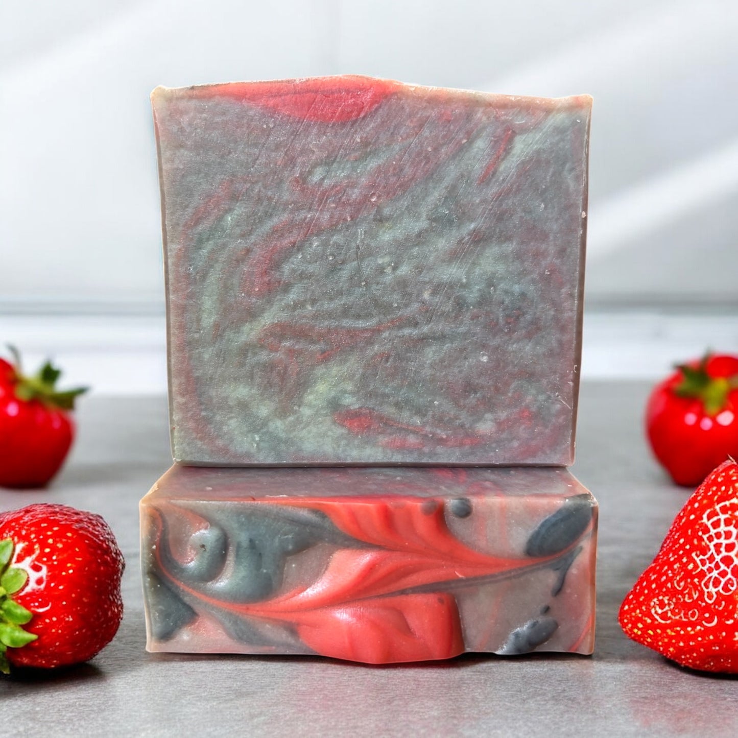Goat Milk Soap: Strawberry Bourbon Bliss