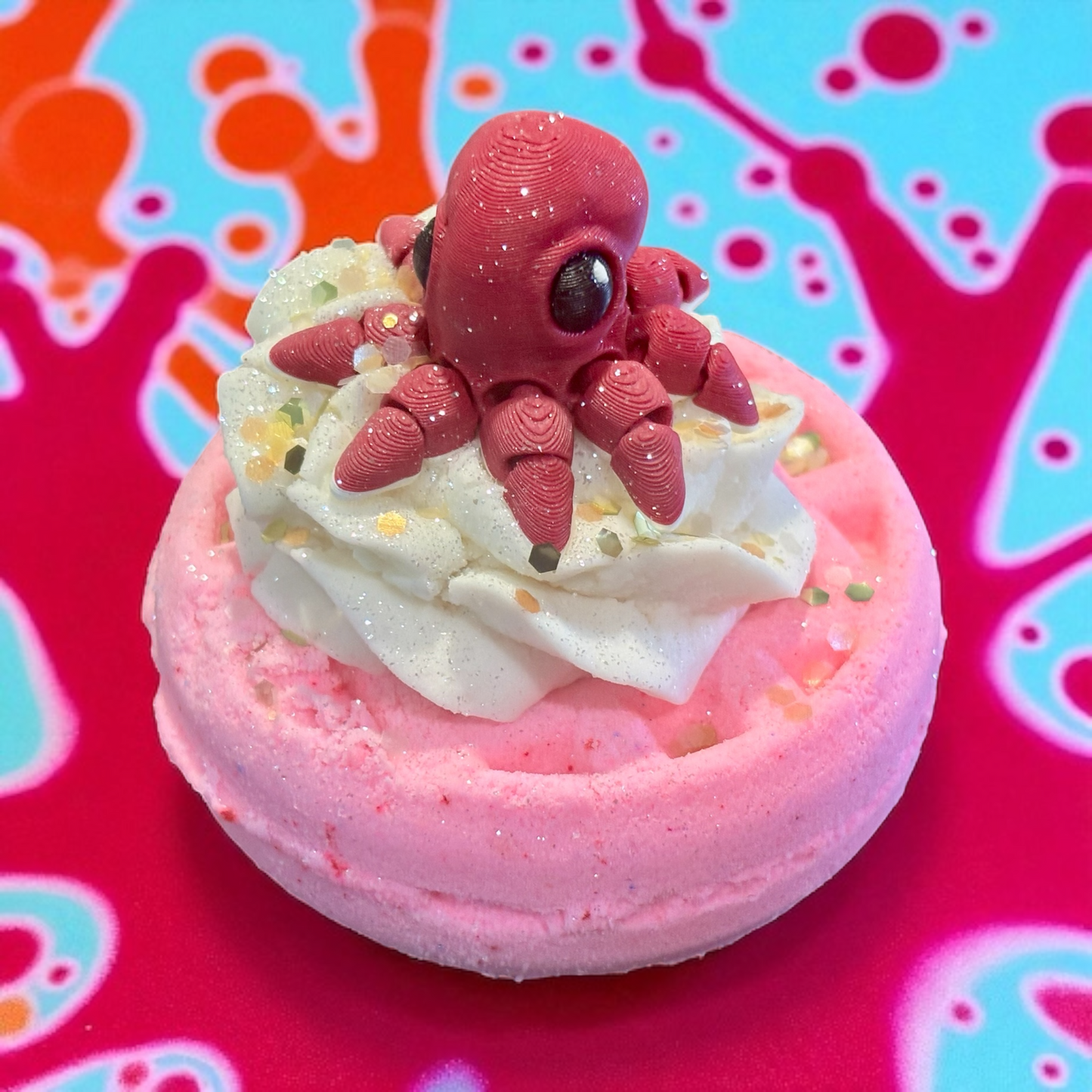 Bath bomb with Octopus toy