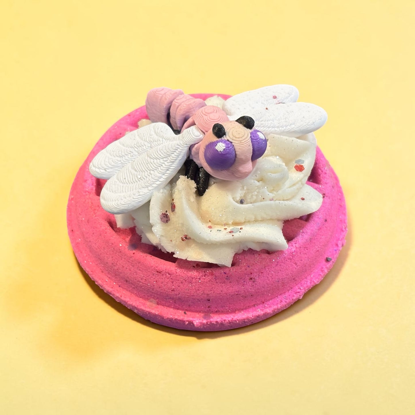 Bath Bomb with Bubble Frosting and 3D Toy