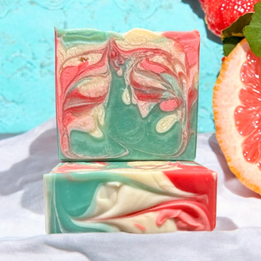 Goat Milk Soap: Grapefruit Mojito