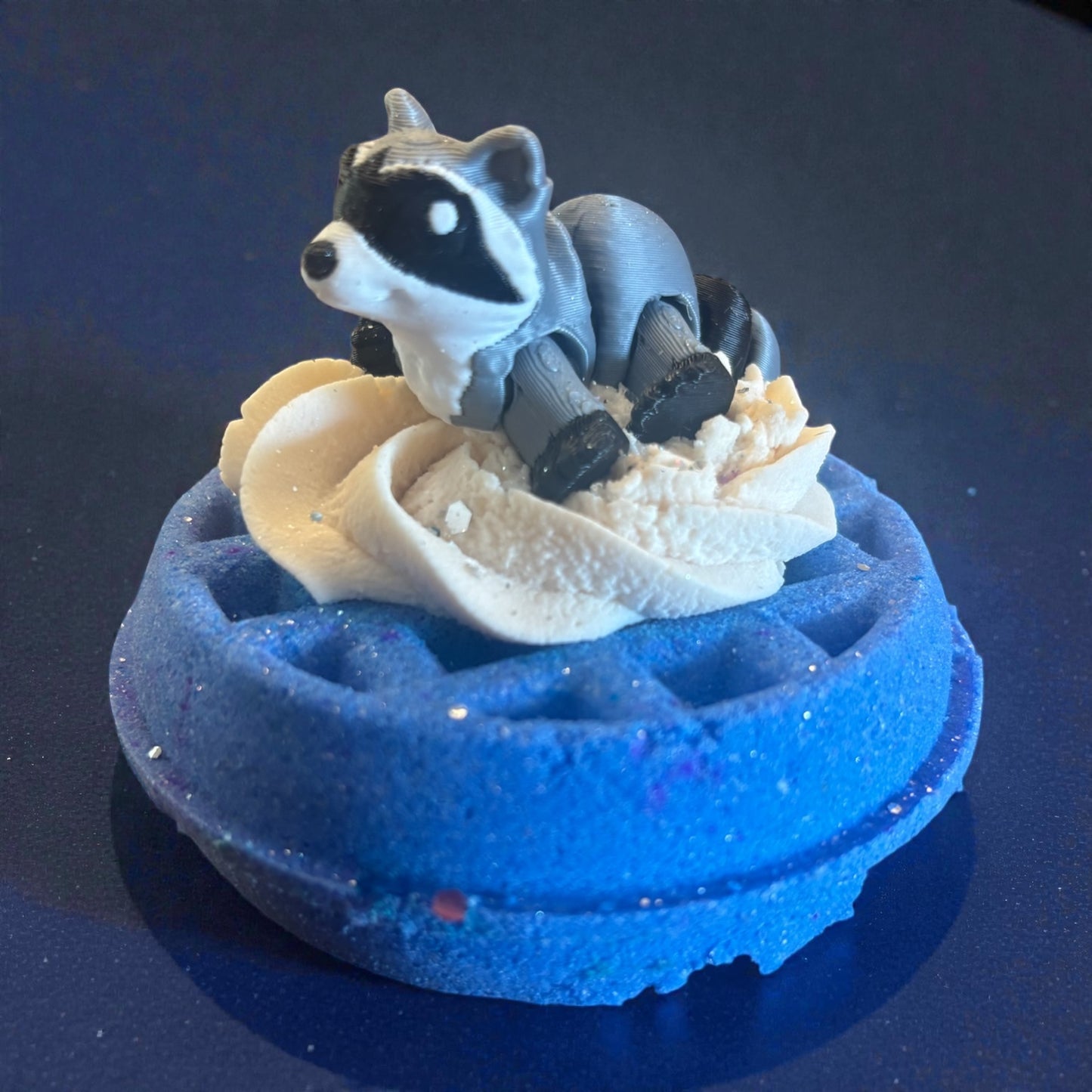 Bath Bomb with Bubble Frosting and 3D Toy