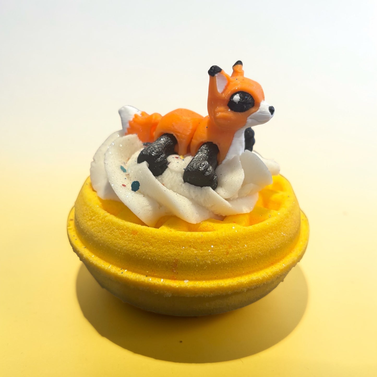 Bath Bomb with Bubble Frosting and 3D Toy