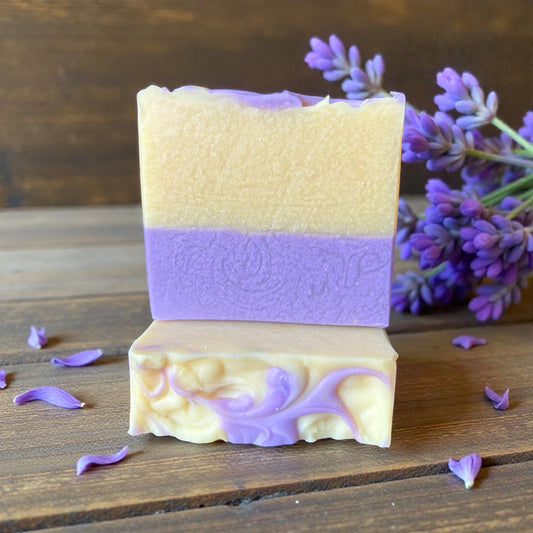 Goat Milk Soap: Lavender Lemongrass