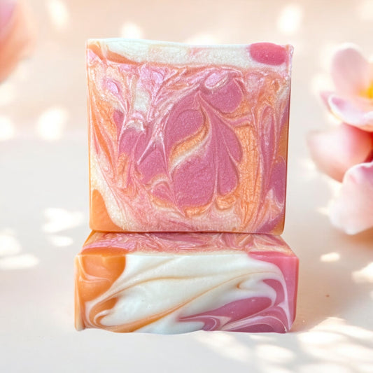 Goat Milk Soap: Peach Magnolia