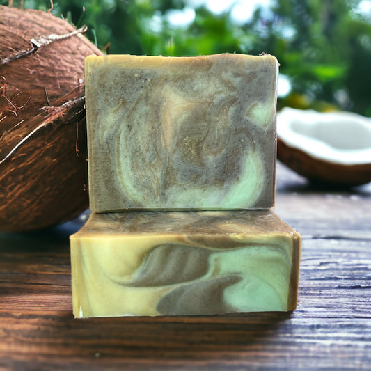 Goat Milk Soap: Coconut & Mahogany